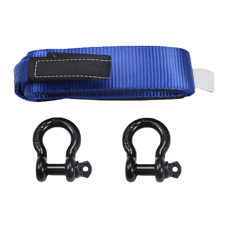 Pukseerimisrihmad D Shackle Blue